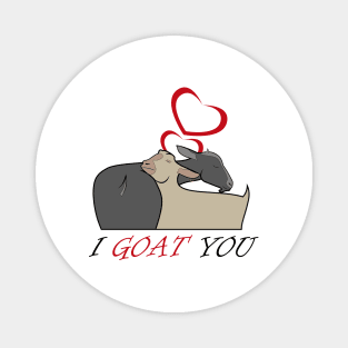 Goat in love Magnet